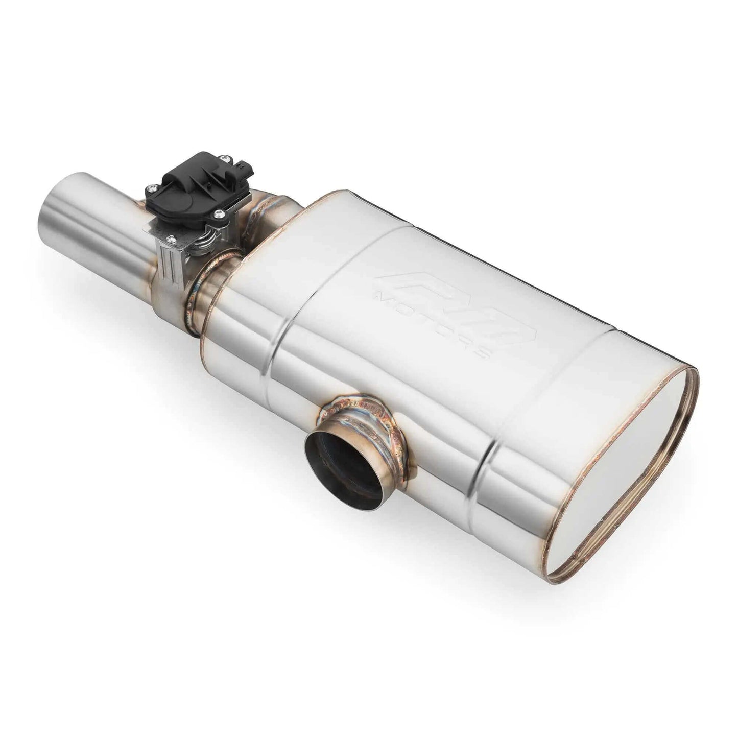 RM Poikittaisten Läpivientien Sport Äänenvaimennin Sarja - (With Electric Valve) EV04