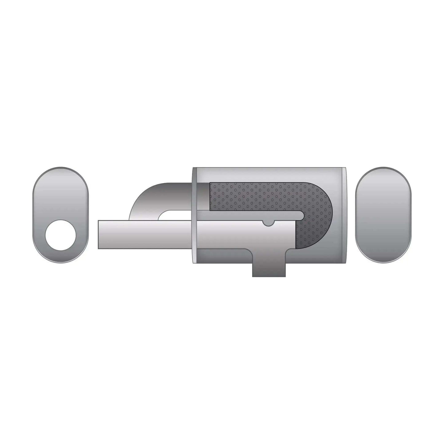 RM Poikittaisten Läpivientien Sport Äänenvaimennin - (With Electric Valve) EV04