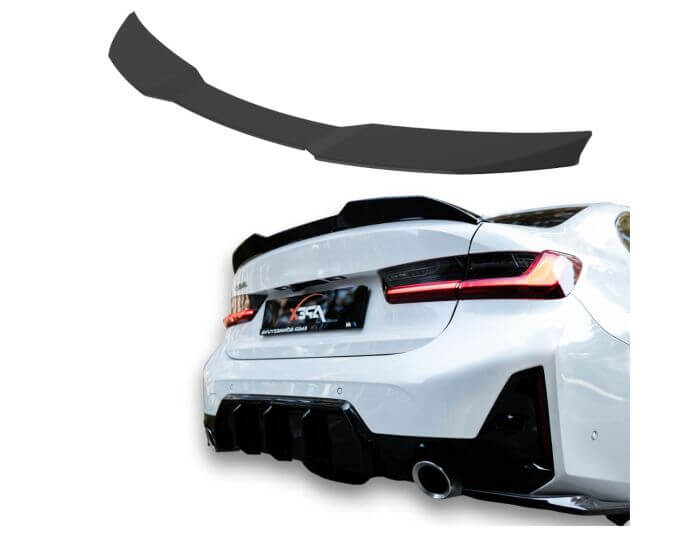 BMW Takaspoileri G20 G80 - Takalippa APEX – Kiiltävän musta. - BMW Rear Spoiler G20 G80 APEX – Gloss black. - BMW Heckspoiler G20 G80 APEX – Glänzend schwarz.