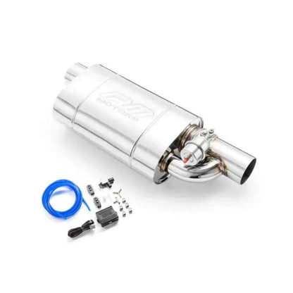 RM Sport Äänenvaimennin kohokuvioinnilla ja Alipaineventtiilillä - (Vacuum Valve)