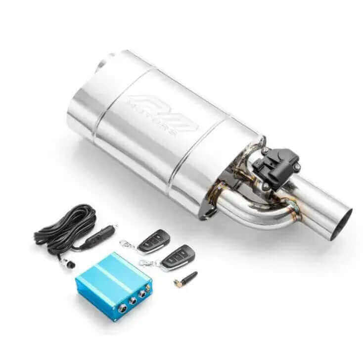 Läpäisymallinen muffler sähköisellä venttiilillä – auton äänenvaimentimien - MS Cars Store