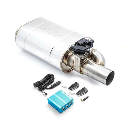 Läpäisymallinen muffler sähköisellä venttiilillä – auton äänenvaimentimien - MS Cars Store